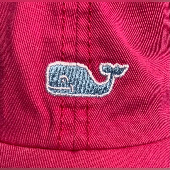 Vineyard Vines hat Hot Pink Classic  adjustable Baseball cap Whale | 1 size - Picture 3 of 6